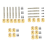 Maxbell RC Car Wheel Hexes Parts Easy to Install Remote Control Car Widened Combiner 6x6 Has Output Shaft