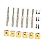 Maxbell RC Car Wheel Hexes Parts Easy to Install Remote Control Car Widened Combiner 6x6 Has Output Shaft