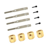 Maxbell RC Car Wheel Hexes Parts Easy to Install Remote Control Car Widened Combiner 4x4 Has Output Shaft