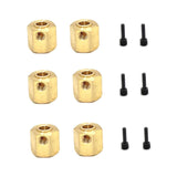 Maxbell RC Car Wheel Hexes Parts Easy to Install Remote Control Car Widened Combiner 4x4 Has Output Shaft