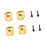 Maxbell RC Car Wheel Hexes Parts Easy to Install Remote Control Car Widened Combiner 4x4 No Output Shaft
