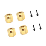 Maxbell RC Car Wheel Hexes Parts Easy to Install Remote Control Car Widened Combiner 4x4 No Output Shaft