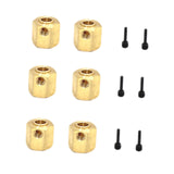 Maxbell RC Car Wheel Hexes Parts Easy to Install Remote Control Car Widened Combiner 6x6 No Output Shaft