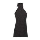 Maxbell 1:12 Women Dress Mini Doll Elastic Dress for 6inch Action Figure Accessories black