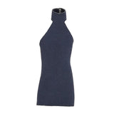 Maxbell 1:12 Women Dress Mini Doll Elastic Dress for 6inch Action Figure Accessories Dark Blue