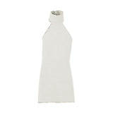 Maxbell 1:12 Women Dress Mini Doll Elastic Dress for 6inch Action Figure Accessories white