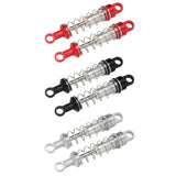 Maxbell 2 Pieces RC Car Shock Absorbers 1:12 Replace RC Shocks for D90 MN168 MN99sv2 Red