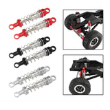 Maxbell 2 Pieces RC Car Shock Absorbers 1:12 Replace RC Shocks for D90 MN168 MN99sv2 Red