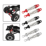 Maxbell 2 Pieces RC Car Shock Absorbers 1:12 Replace RC Shocks for D90 MN168 MN99sv2 Red
