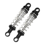 Maxbell 2 Pieces RC Car Shock Absorbers 1:12 Replace RC Shocks for D90 MN168 MN99sv2 Black