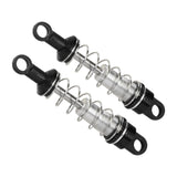 Maxbell 2 Pieces RC Car Shock Absorbers 1:12 Replace RC Shocks for D90 MN168 MN99sv2 Black
