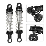 Maxbell 2 Pieces RC Car Shock Absorbers 1:12 Replace RC Shocks for D90 MN168 MN99sv2 Black
