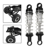 Maxbell 2 Pieces RC Car Shock Absorbers 1:12 Replace RC Shocks for D90 MN168 MN99sv2 Black