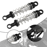 Maxbell 2 Pieces RC Car Shock Absorbers 1:12 Replace RC Shocks for D90 MN168 MN99sv2 Black