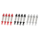 Maxbell 4x Oil Shock Absorbers for RC Car Upgrade Parts Dampers for MN98V2 MN168 D90 Red