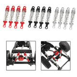 Maxbell 4x Oil Shock Absorbers for RC Car Upgrade Parts Dampers for MN98V2 MN168 D90 Red