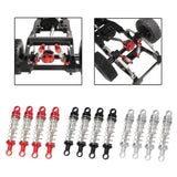 Maxbell 4x Oil Shock Absorbers for RC Car Upgrade Parts Dampers for MN98V2 MN168 D90 Red