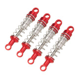 Maxbell 4x Oil Shock Absorbers for RC Car Upgrade Parts Dampers for MN98V2 MN168 D90 Red