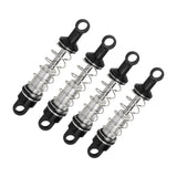 Maxbell 4x Oil Shock Absorbers for RC Car Upgrade Parts Dampers for MN98V2 MN168 D90 Black