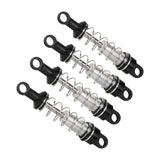 Maxbell 4x Oil Shock Absorbers for RC Car Upgrade Parts Dampers for MN98V2 MN168 D90 Black
