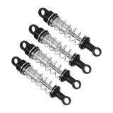 Maxbell 4x Oil Shock Absorbers for RC Car Upgrade Parts Dampers for MN98V2 MN168 D90 Black