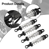 Maxbell 4x Oil Shock Absorbers for RC Car Upgrade Parts Dampers for MN98V2 MN168 D90 Black