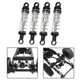 Maxbell 4x Oil Shock Absorbers for RC Car Upgrade Parts Dampers for MN98V2 MN168 D90 Black