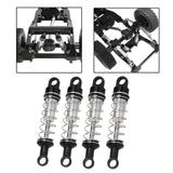 Maxbell 4x Oil Shock Absorbers for RC Car Upgrade Parts Dampers for MN98V2 MN168 D90 Black