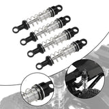 Maxbell 4x Oil Shock Absorbers for RC Car Upgrade Parts Dampers for MN98V2 MN168 D90 Black