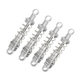 Maxbell 4x Oil Shock Absorbers for RC Car Upgrade Parts Dampers for MN98V2 MN168 D90 Silver