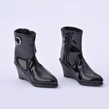 Maxbell 1:6 Action Figure Shoes Hollow Boots Doll Costume Accessories for 12" Female Black