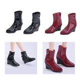 Maxbell 1:6 Action Figure Shoes Hollow Boots Doll Costume Accessories for 12" Female Black