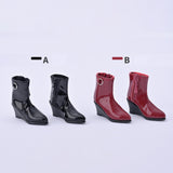 Maxbell 1:6 Action Figure Shoes Hollow Boots Doll Costume Accessories for 12" Female Black