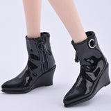 Maxbell 1:6 Action Figure Shoes Hollow Boots Doll Costume Accessories for 12" Female Black