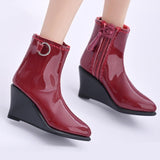 Maxbell 1:6 Action Figure Shoes Hollow Boots Doll Costume Accessories for 12" Female Red