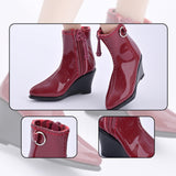 Maxbell 1:6 Action Figure Shoes Hollow Boots Doll Costume Accessories for 12" Female Red
