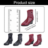 Maxbell 1:6 Action Figure Shoes Hollow Boots Doll Costume Accessories for 12" Female Red