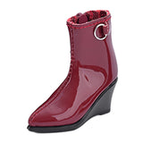 Maxbell 1:6 Action Figure Shoes Hollow Boots Doll Costume Accessories for 12" Female Red