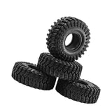 Maxbell 4Pcs 1.9inch RC Crawler Tires Od 4.9inch Rubber for TRX4 TRX6 1/10 Accessory