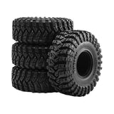 Maxbell 4Pcs 1.9inch RC Crawler Tires Od 4.9inch Rubber for TRX4 TRX6 1/10 Accessory