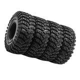 Maxbell 4Pcs 1.9inch RC Crawler Tires Od 4.9inch Rubber for TRX4 TRX6 1/10 Accessory