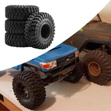 Maxbell 4Pcs 1.9inch RC Crawler Tires Od 4.9inch Rubber for TRX4 TRX6 1/10 Accessory