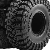 Maxbell 4Pcs 1.9inch RC Crawler Tires Od 4.9inch Rubber for TRX4 TRX6 1/10 Accessory