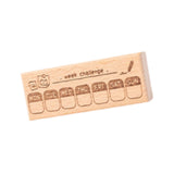 Maxbell Wood Mounted Rubber Stamp Lightweight Versatile for Drawing Painting Journal Style C