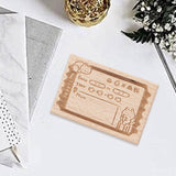 Maxbell Wood Mounted Rubber Stamp Lightweight Versatile for Drawing Painting Journal Style D