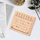 Maxbell Wood Mounted Rubber Stamp Lightweight Versatile for Drawing Painting Journal Style E