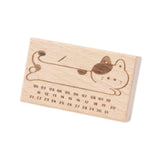 Maxbell Wood Mounted Rubber Stamp Lightweight Versatile for Drawing Painting Journal Style F