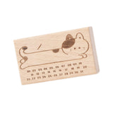 Maxbell Wood Mounted Rubber Stamp Lightweight Versatile for Drawing Painting Journal Style F