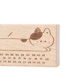 Maxbell Wood Mounted Rubber Stamp Lightweight Versatile for Drawing Painting Journal Style F