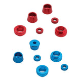 Maxbell Front Steering Bushing Spacer Kit Easy to Install Aluminum Steering Red